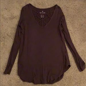 Maroon long sleeve